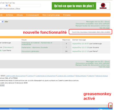 Fonctionnalité greasemonkey