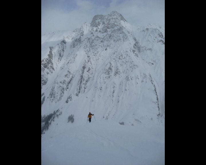 Sur l'arête NE de la Dotse