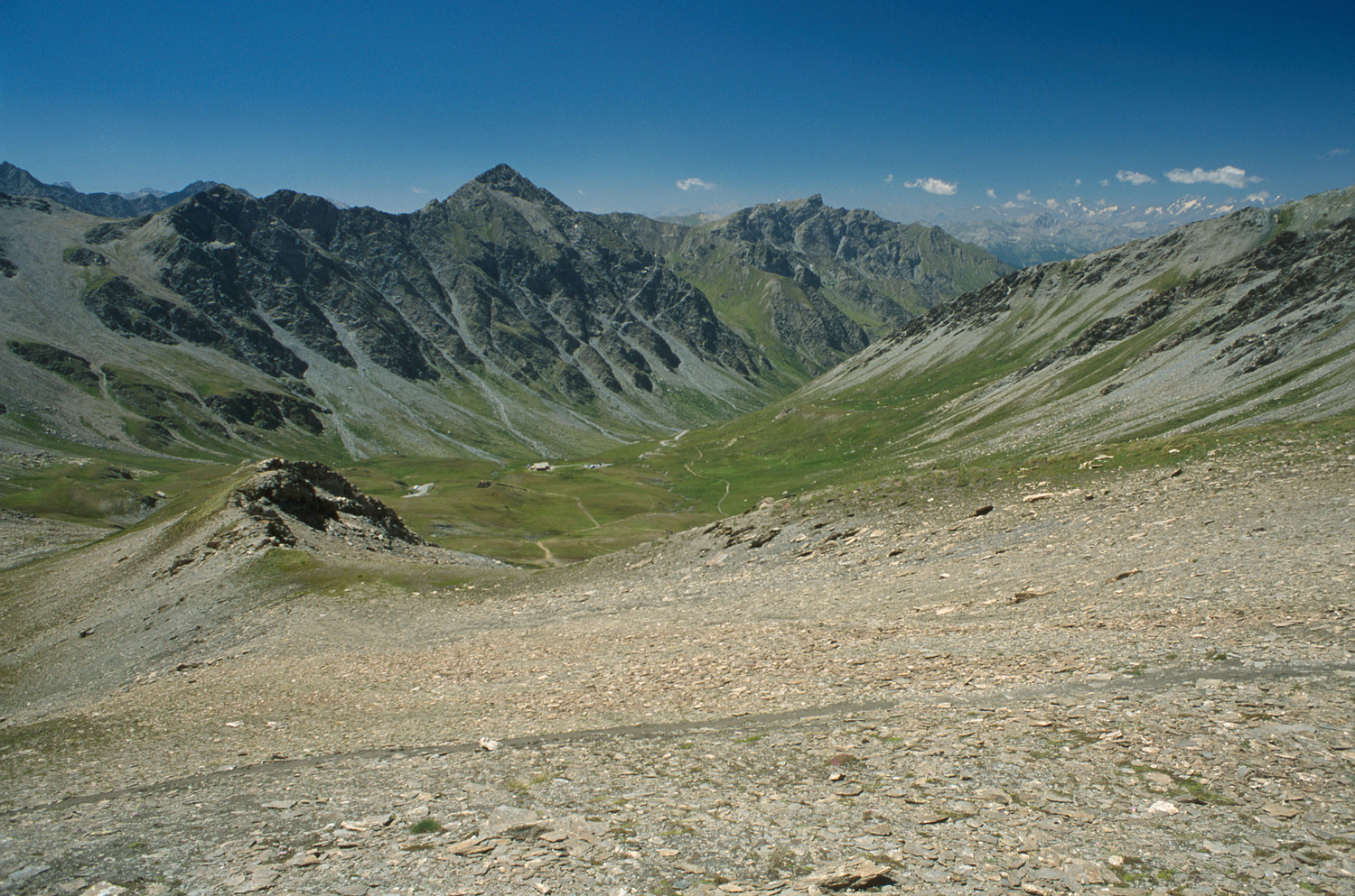 Versant queyrassin du col Agnel