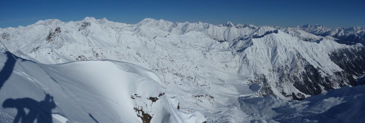 Panorama verso nord