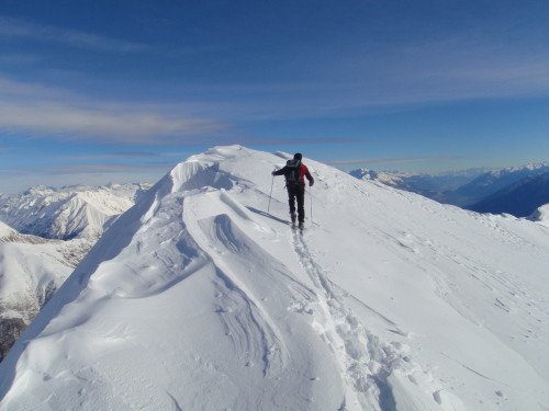 sulla cima