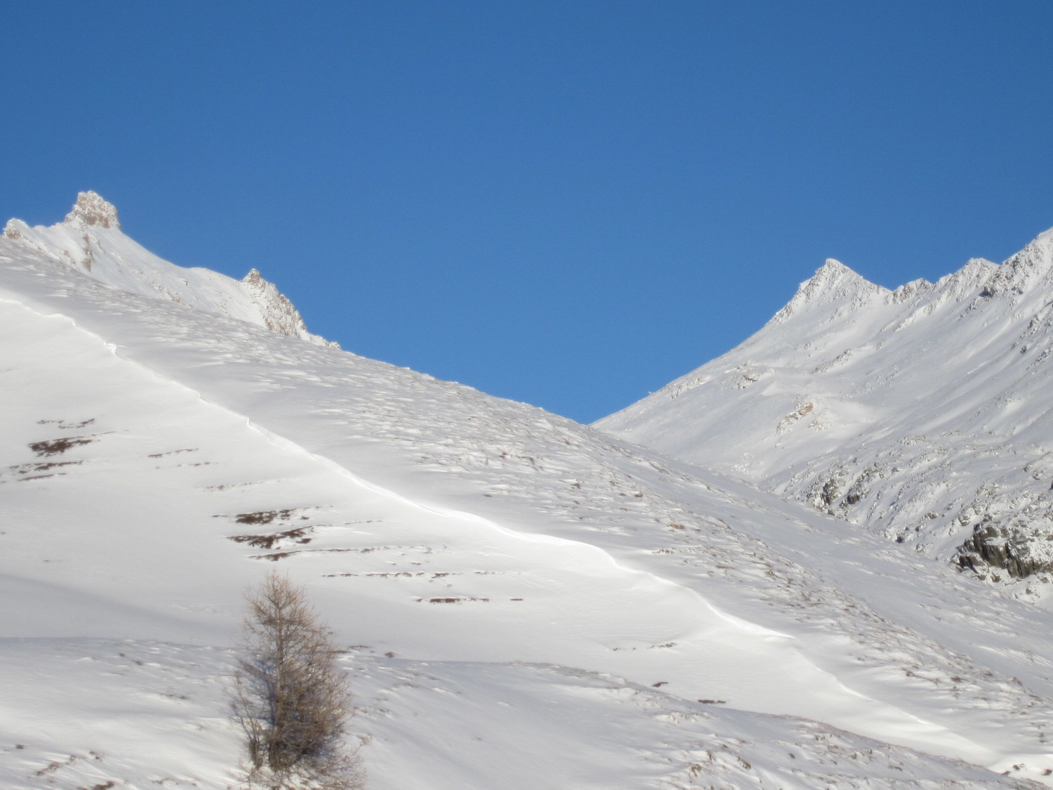 Vue sur le Loicherspitza