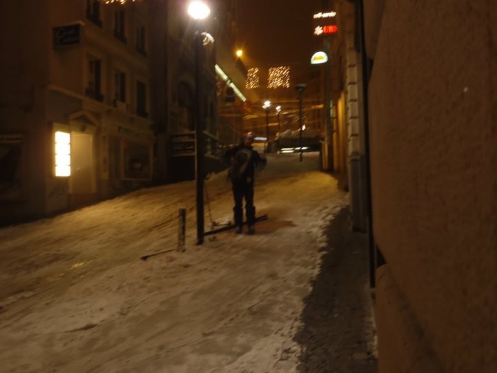Tout juste avant la dernière descente du P'tit Chêne