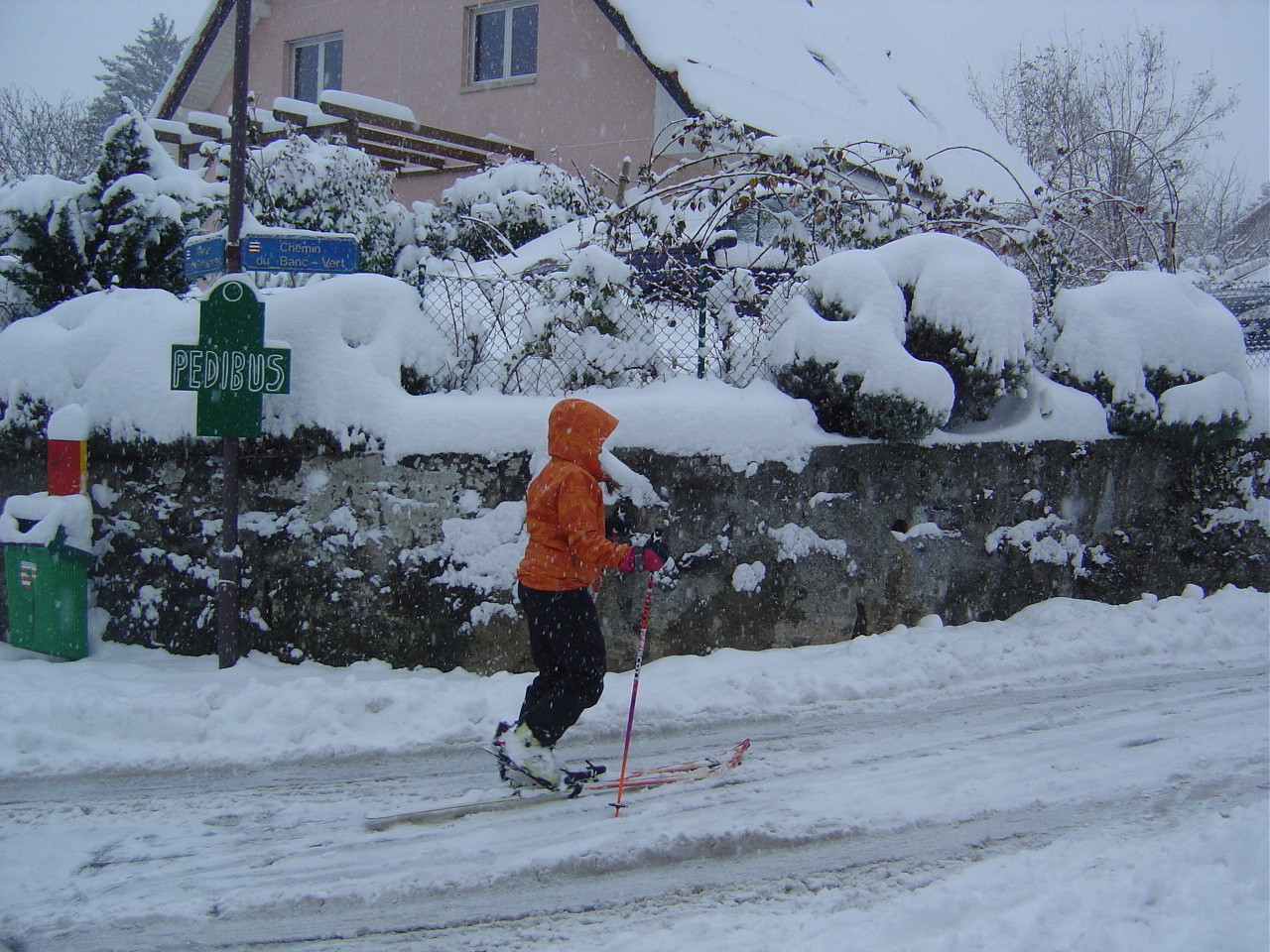Elle attaque la montée du Banc Vert