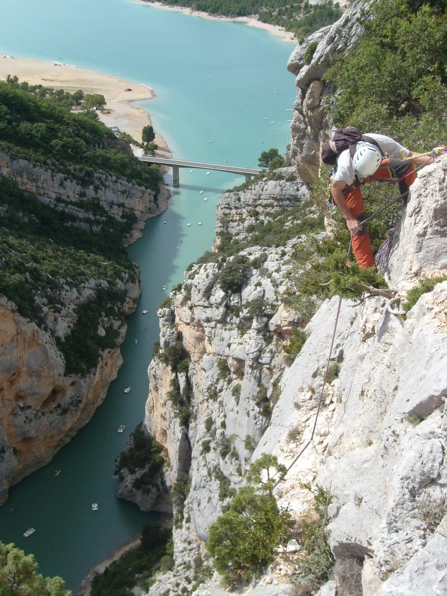 Fin de "Adieu Zidane". Vue sur le lac de Sainte Croix
