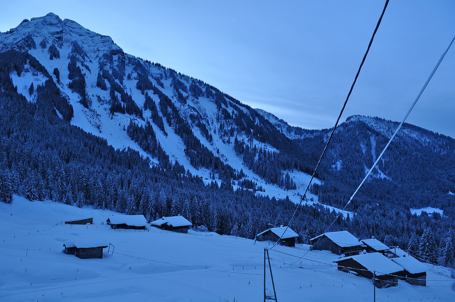 Pic de la Corne au petit matin ...