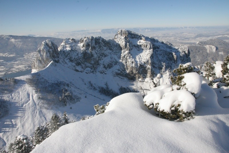 les Dents de Lanfon depuis le sommet
