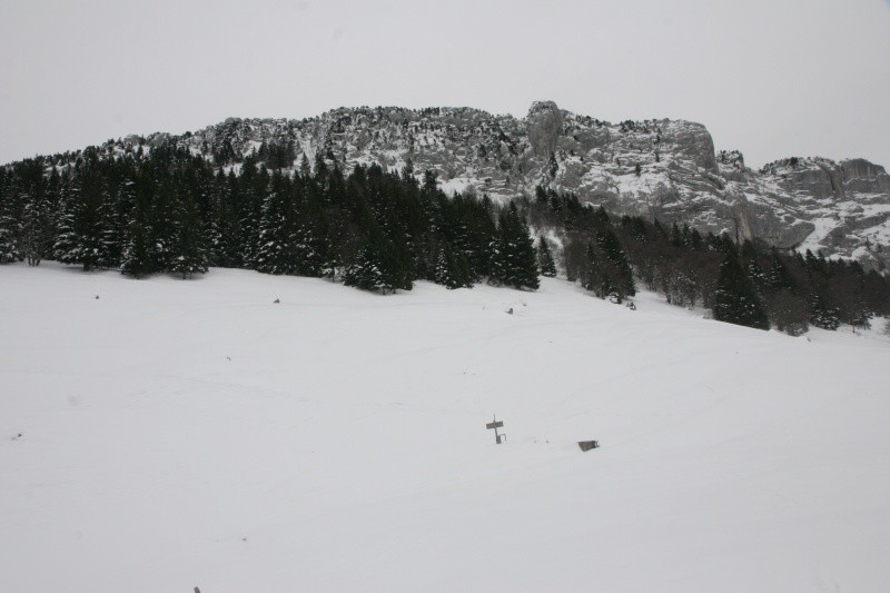 le Roc des Boeufs depuis les chalets du Sollier