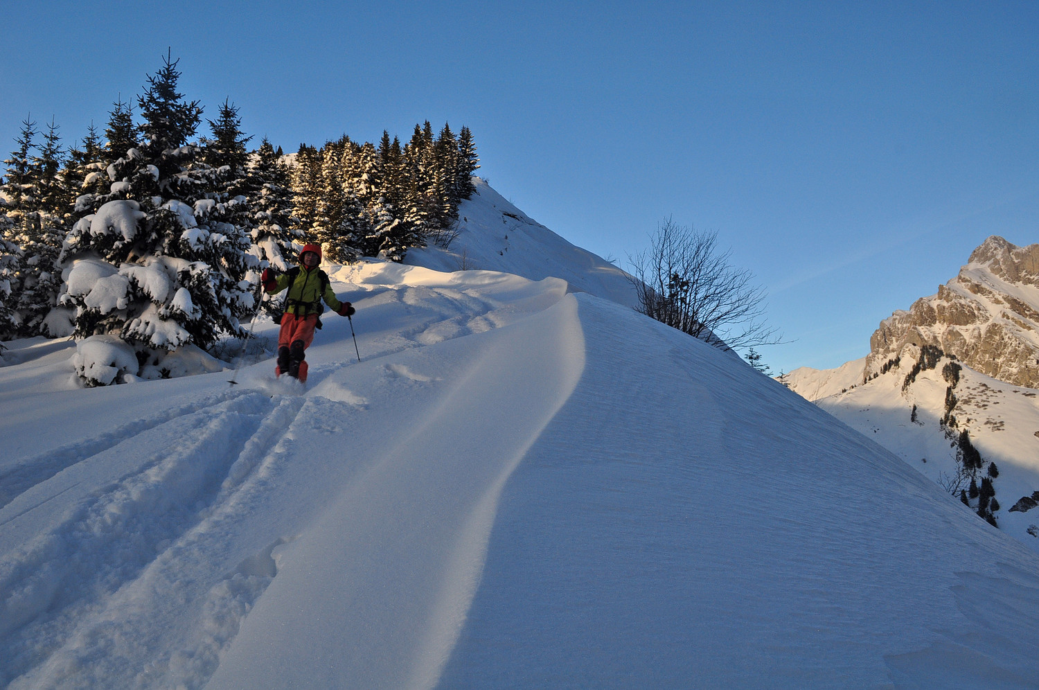 Arrivée au col d'Ubine