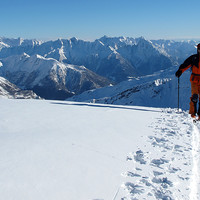 Monte Bardan; arrivo in vetta.