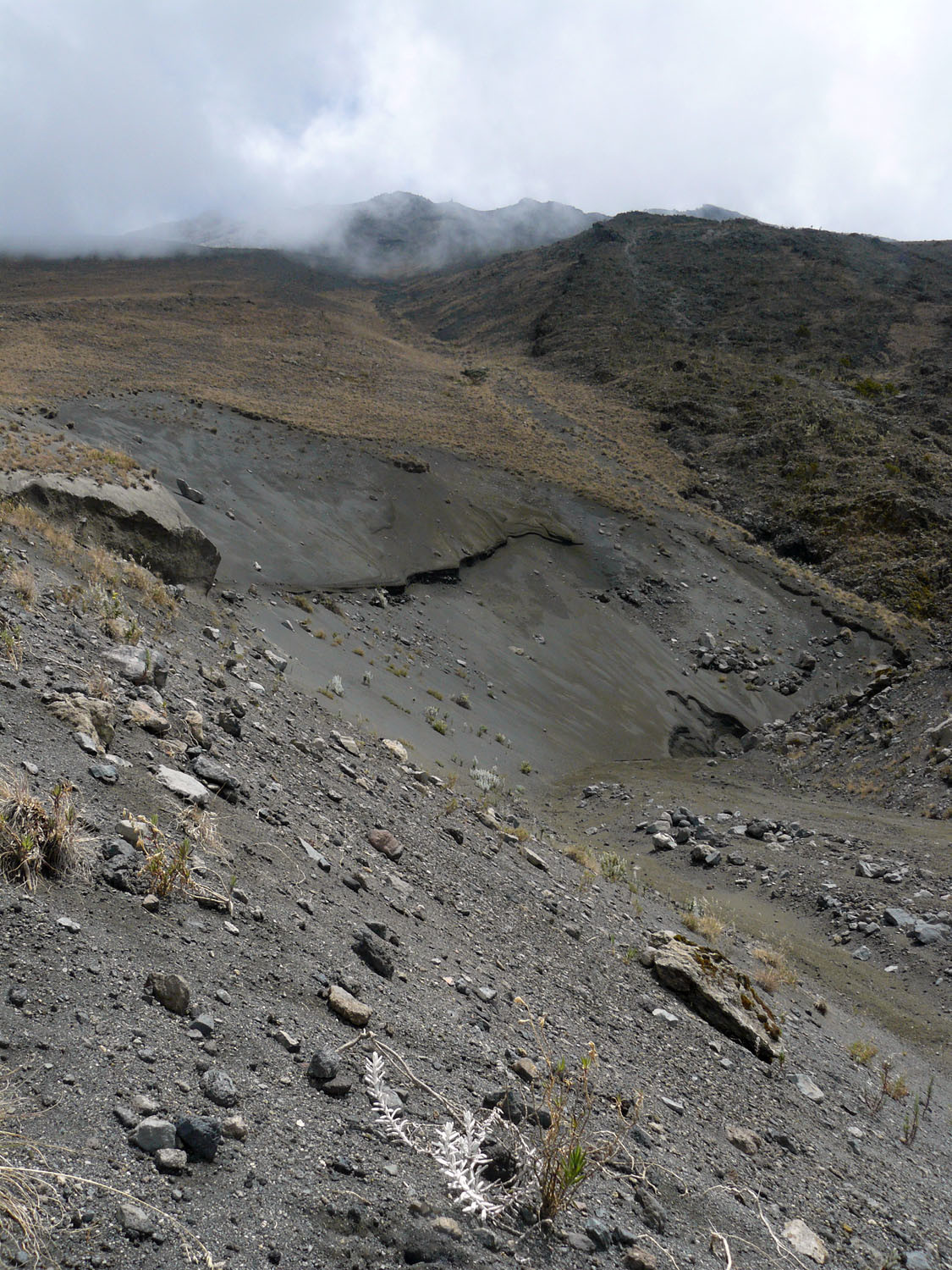 View from the W shoulder towards the summit