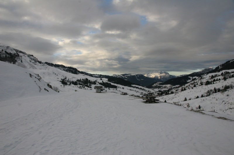 la Tournette depuis la route menant au col de la Colombière