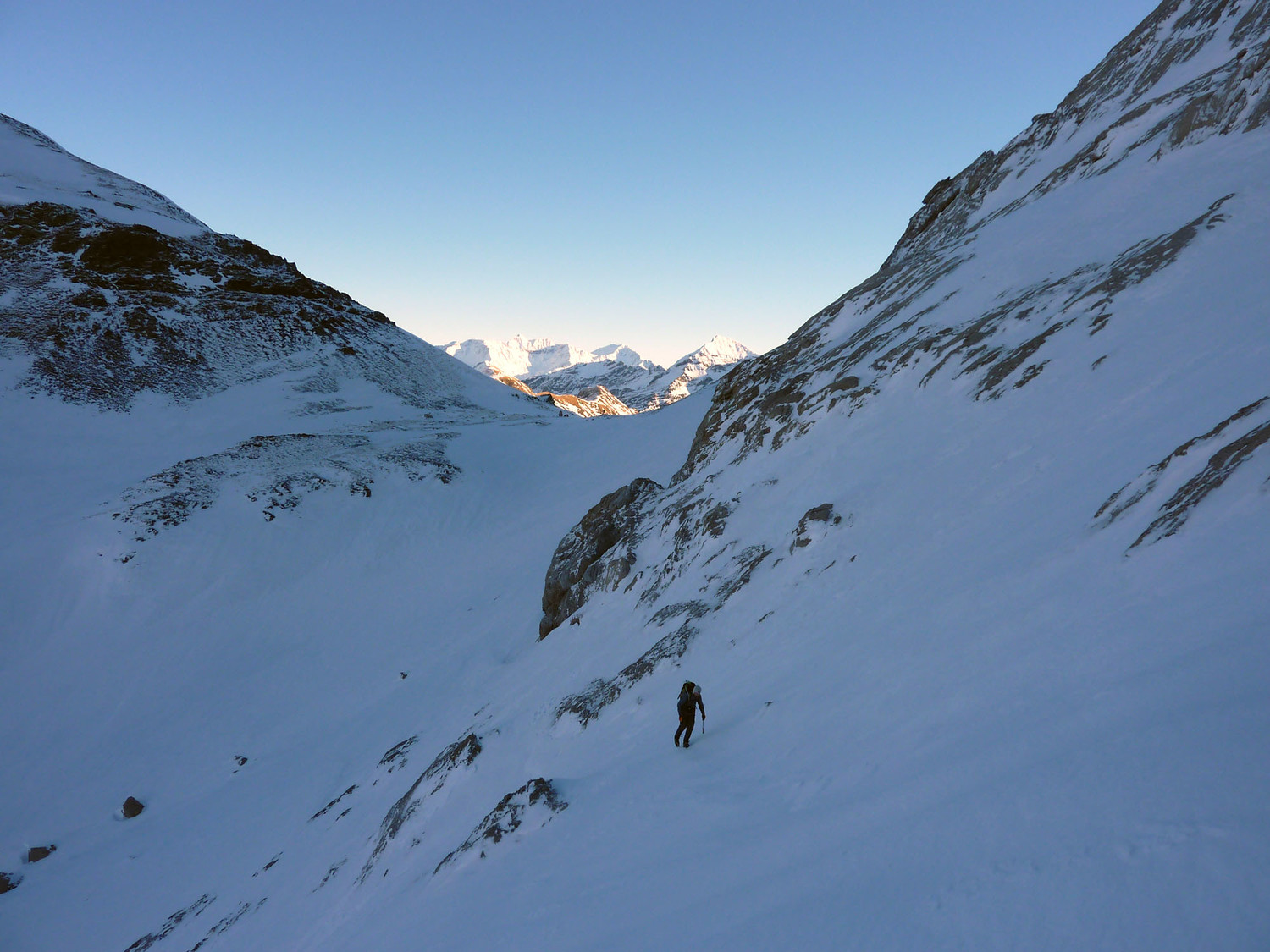 Gabiétous Occidental - Face NO - Accès depuis le Col de Boucharo