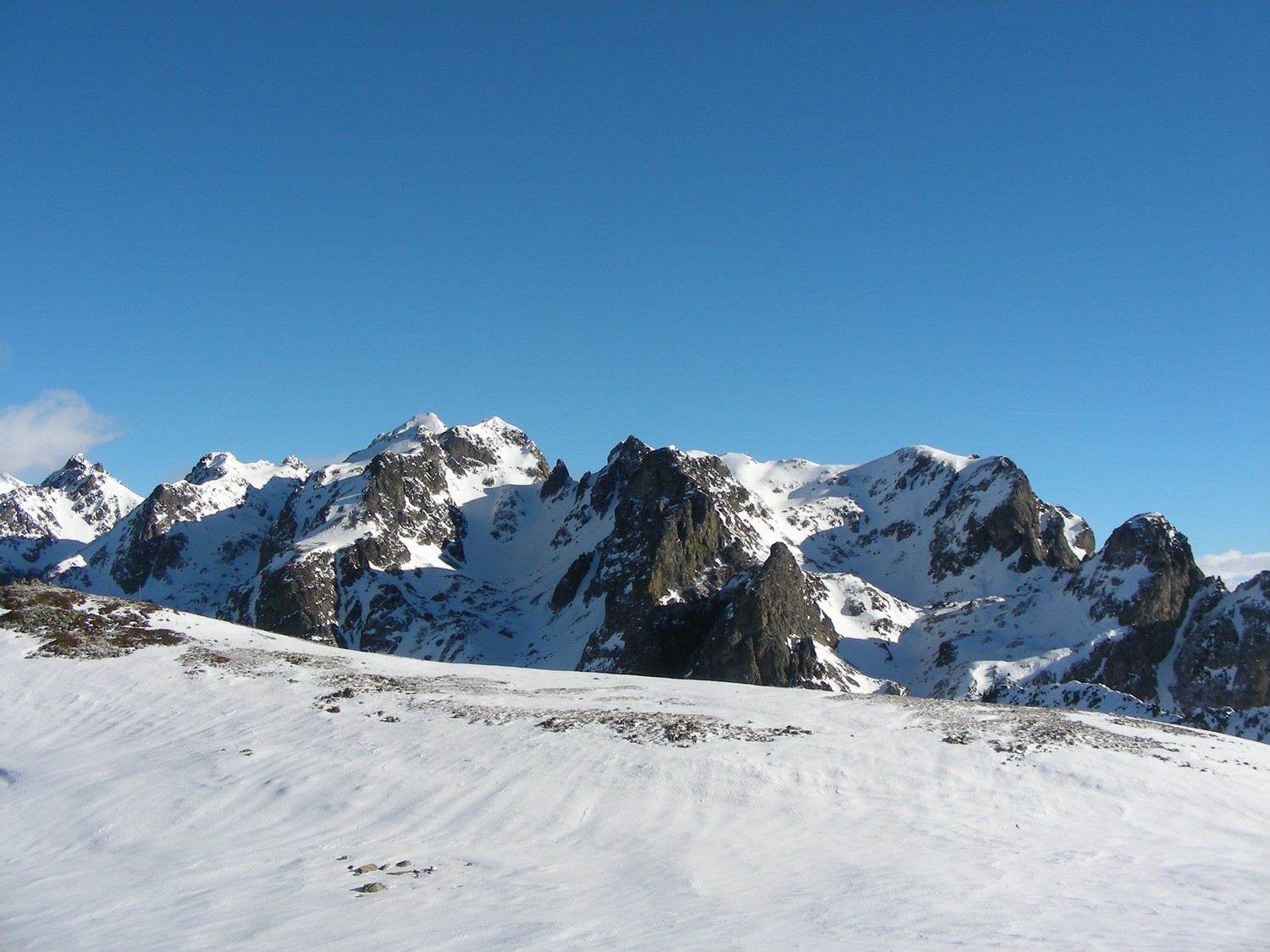 Sorbier et vans vus de la Croix de Chamrousse