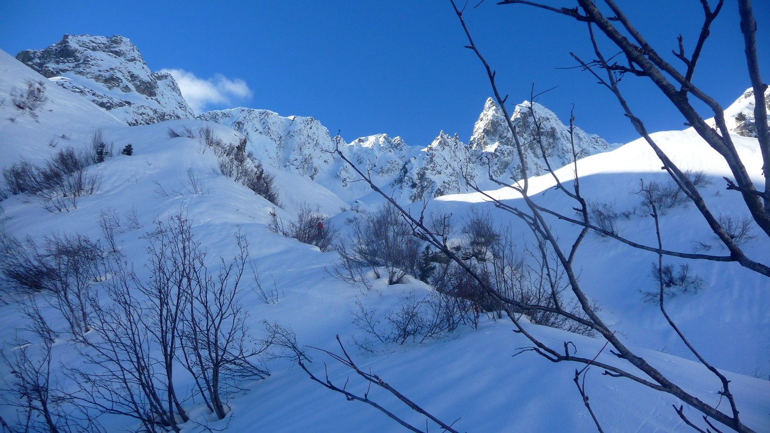 Arrivée sur le plateau vers 1900m