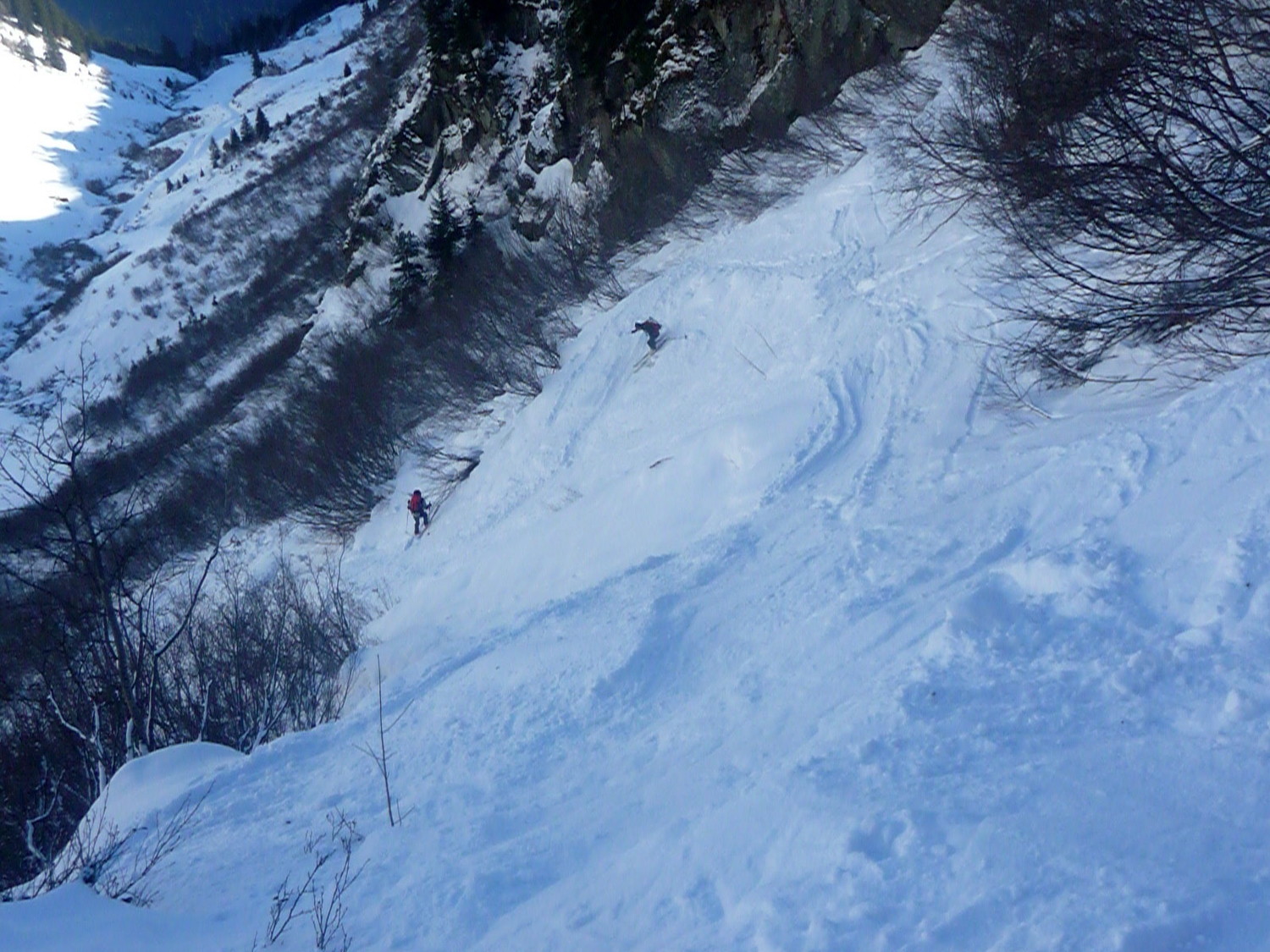 Descente du goulet