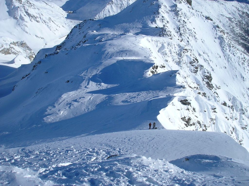 Du sommet, vue sur le Col