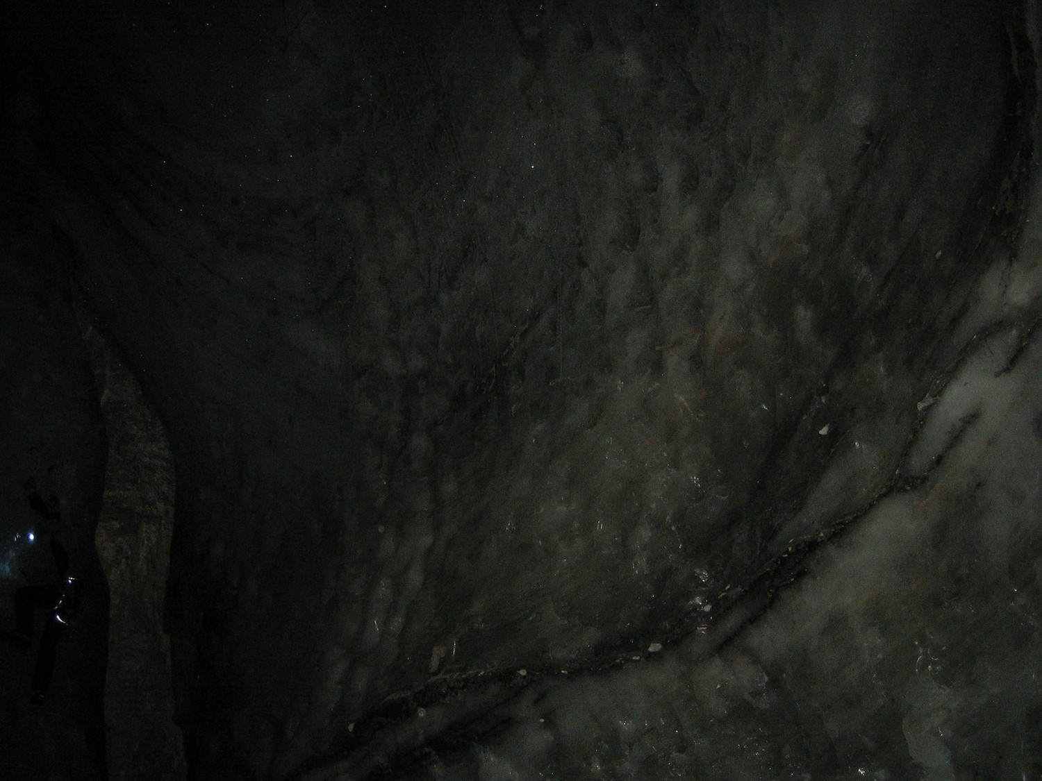 la glace fossile