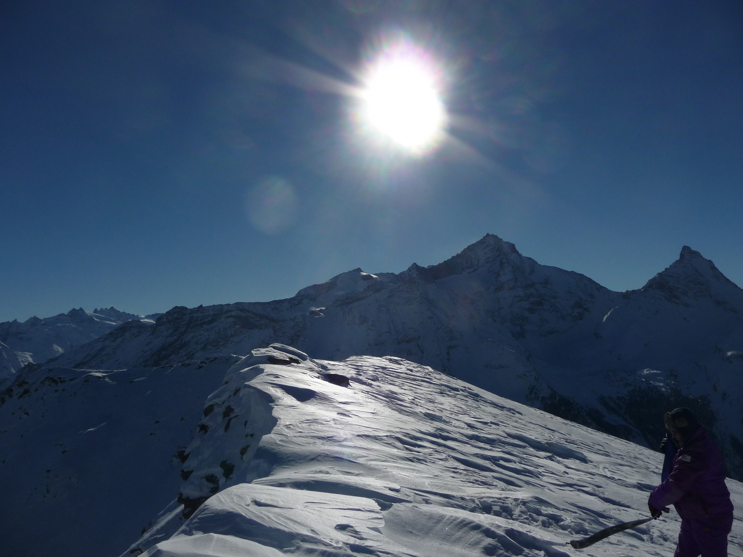 Vista dalla Puinta verso la Grivola