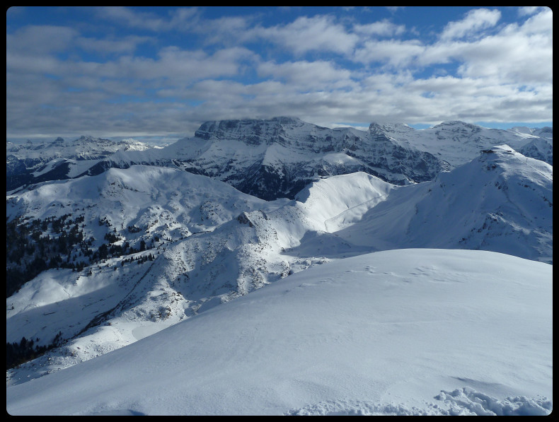 Dents du Midi depuis le sommet