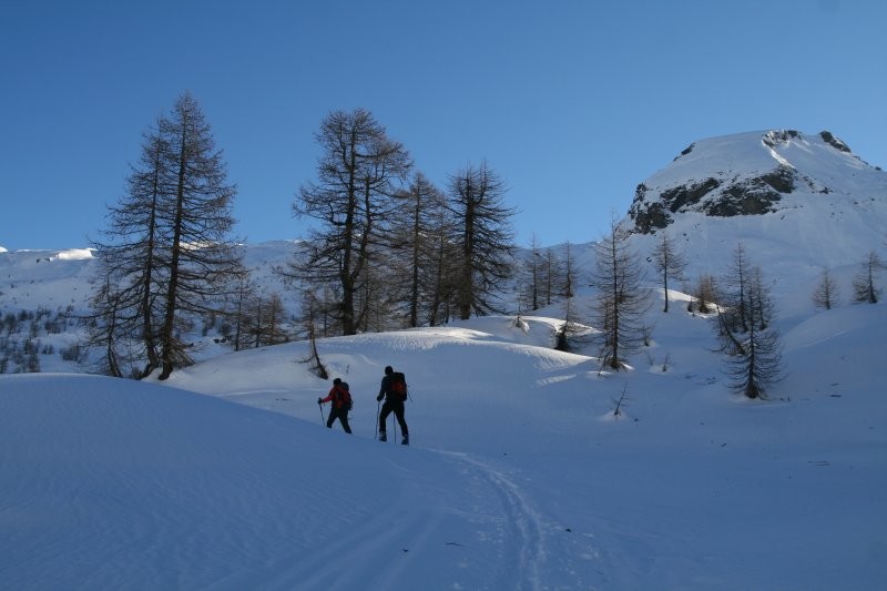 Salendo verso l'Alpe Corbernàs
