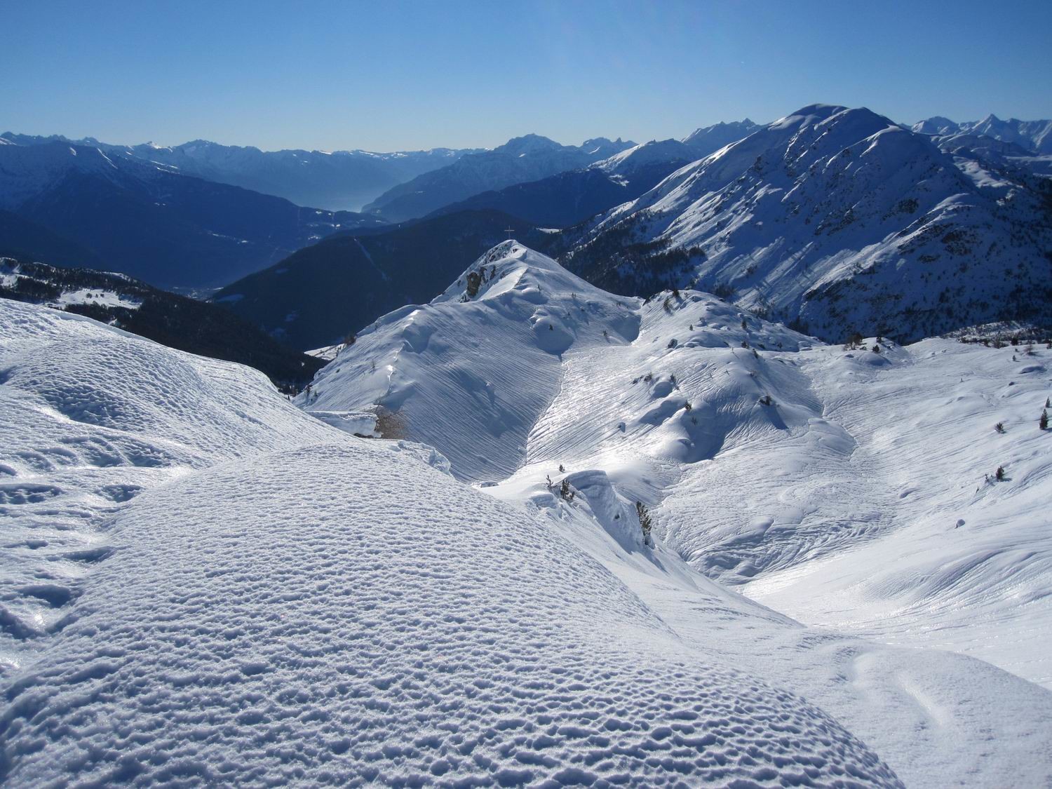 il monte del Calore visto dalla vetta del m. Resverde