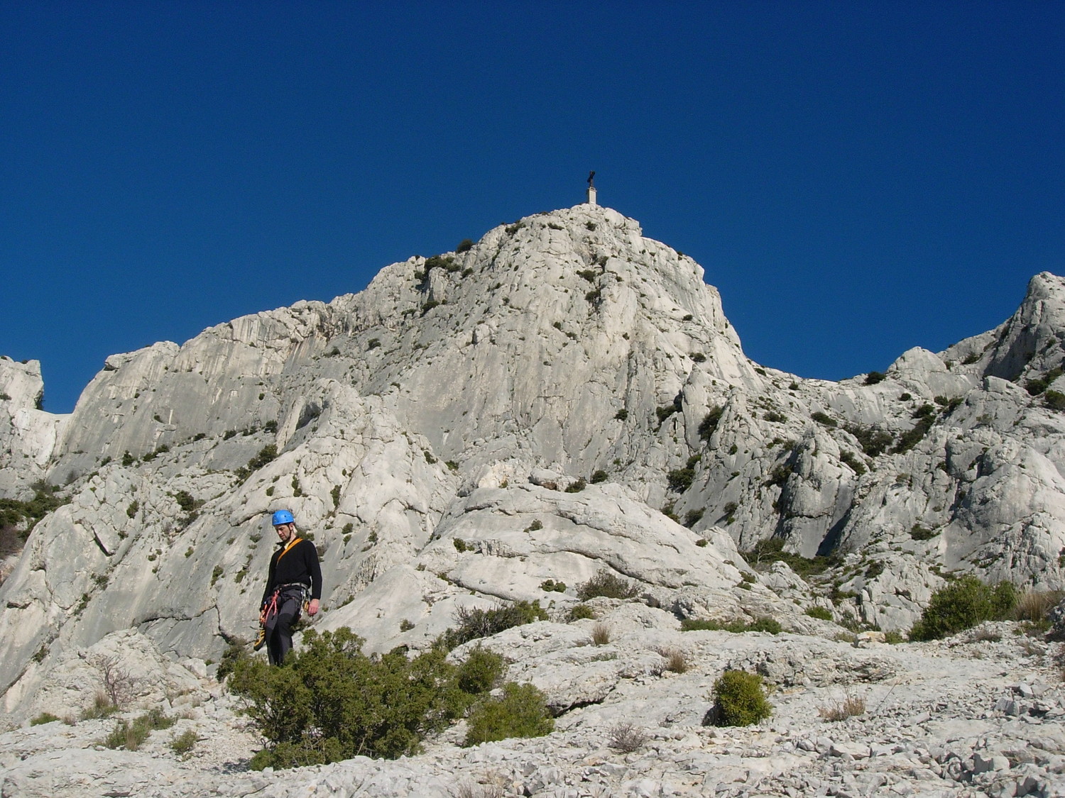 Avant d'attaquer l'Arête des Jardins