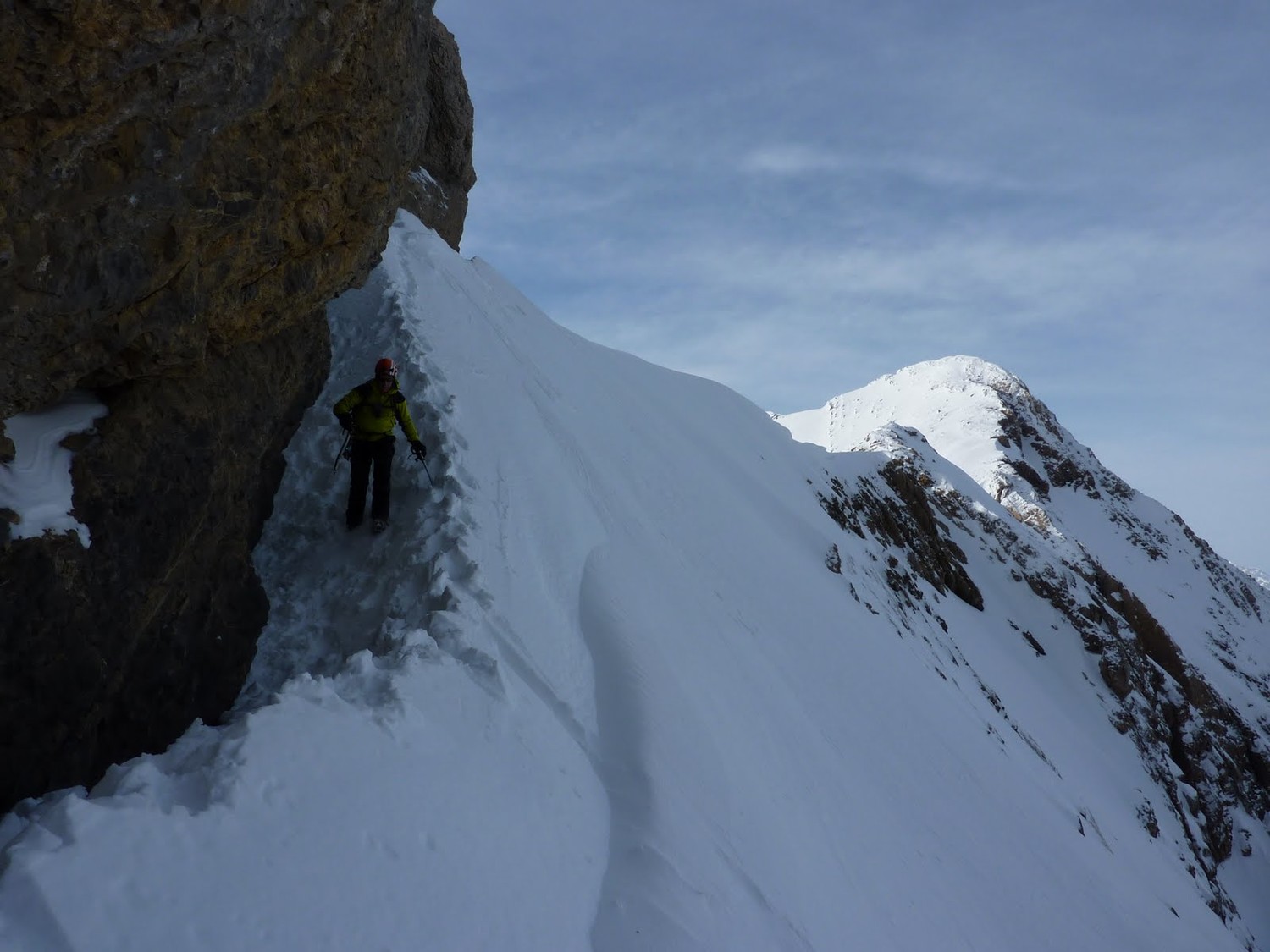 la redescente du col des Gabiétous