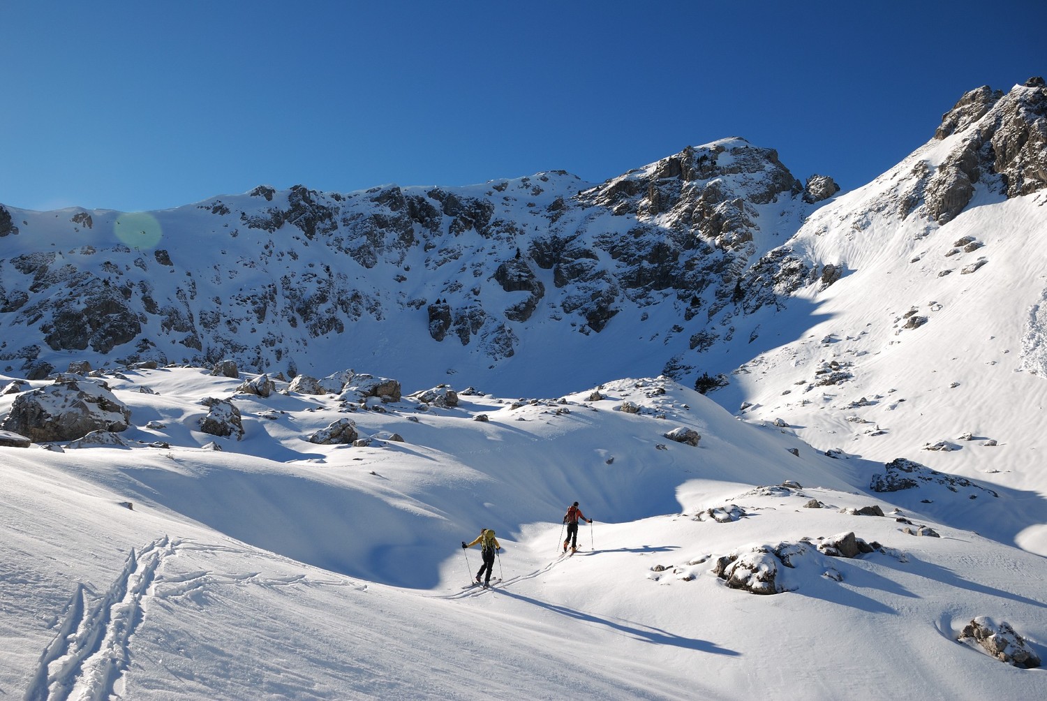 Montée vers la Pte N de Chalune
