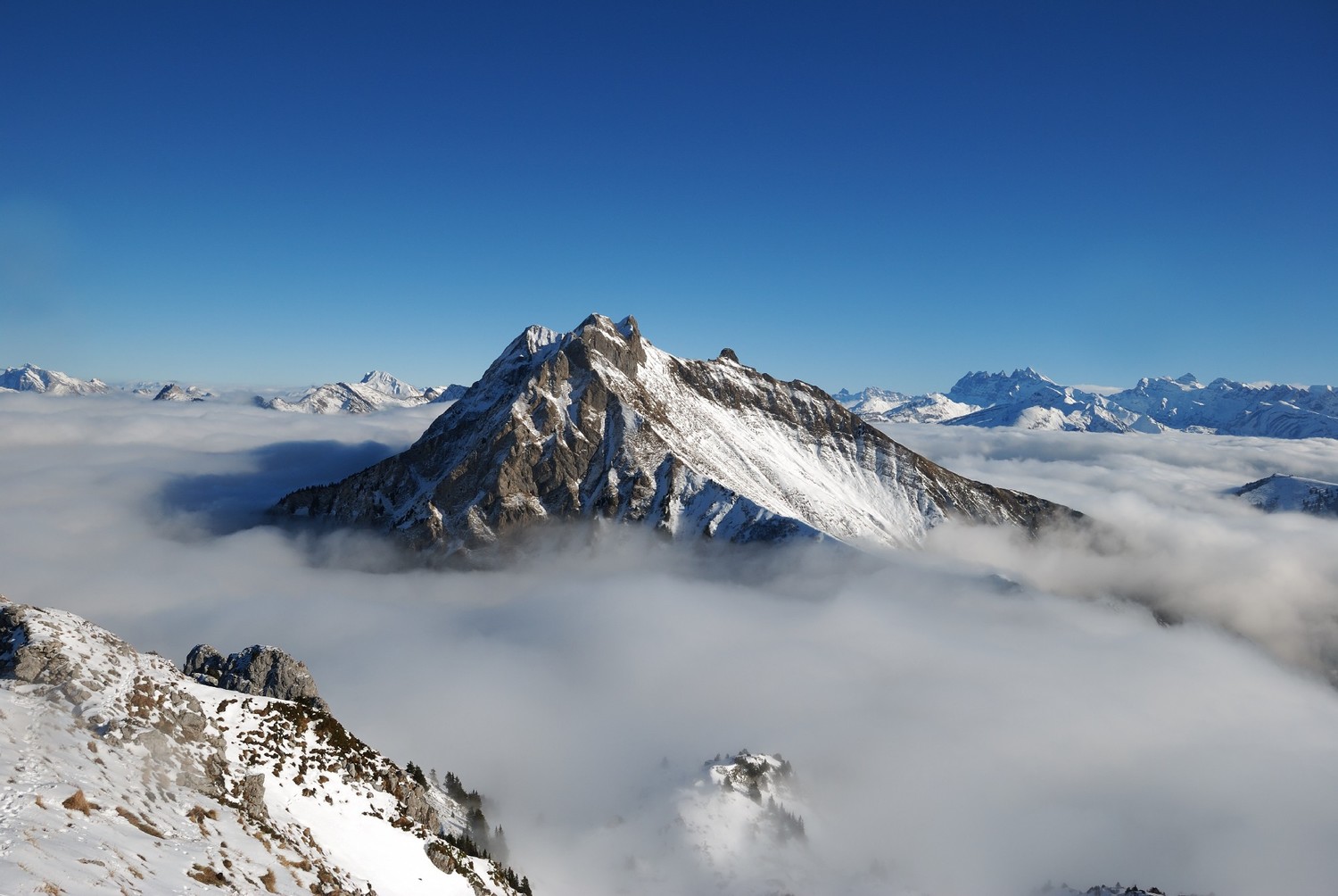 Roc d'Enfer vu de Chalune