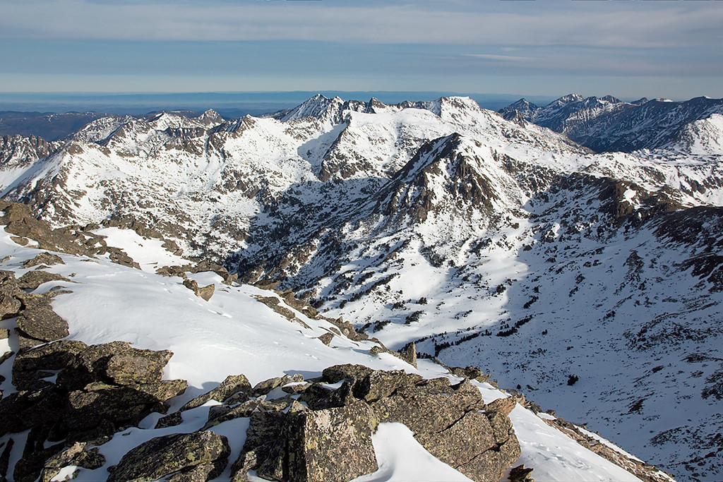 Esquine d'Ase - Pic d'Étang Faury depuis Pedrós N