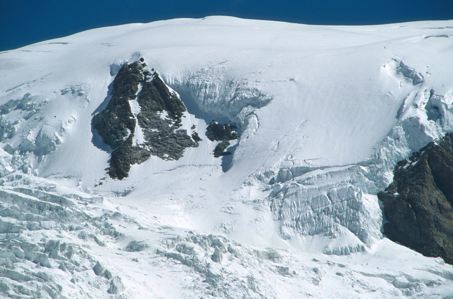 Lys Glacier et crète Lyskamm-Ludwigshöhe