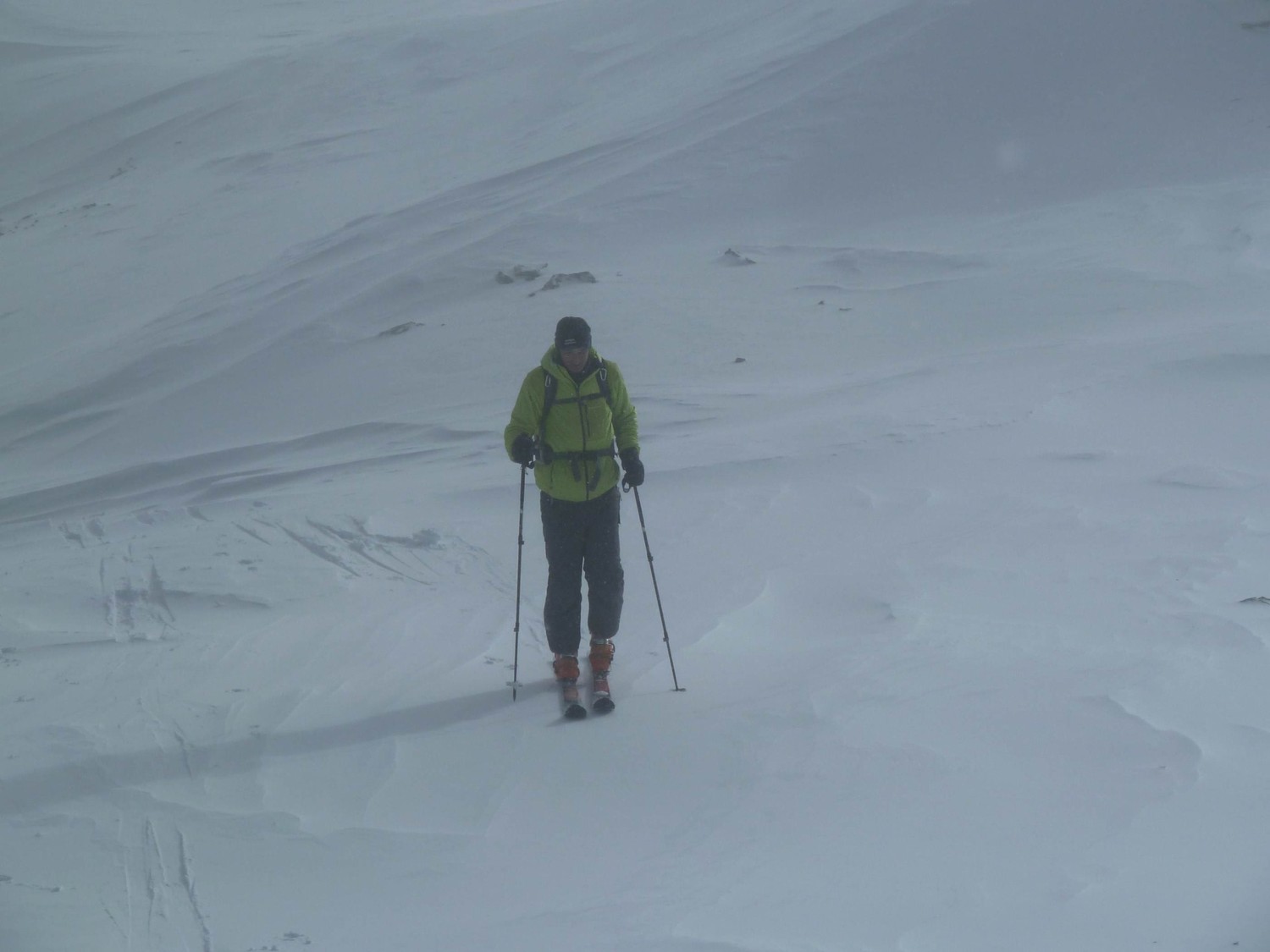 Arrivée sur le glacier