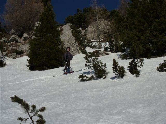 Salendo al Monte Testo, poco sotto la cima.