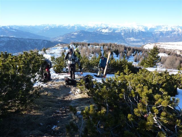 In cima al Monte Testo