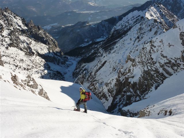 Salendo alla Cima Palon,fuori dal tratto chiave
