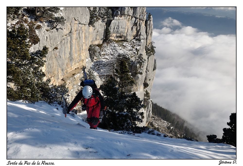 la sortie du Pas