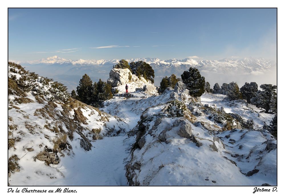 descente par le col de l'Alpe