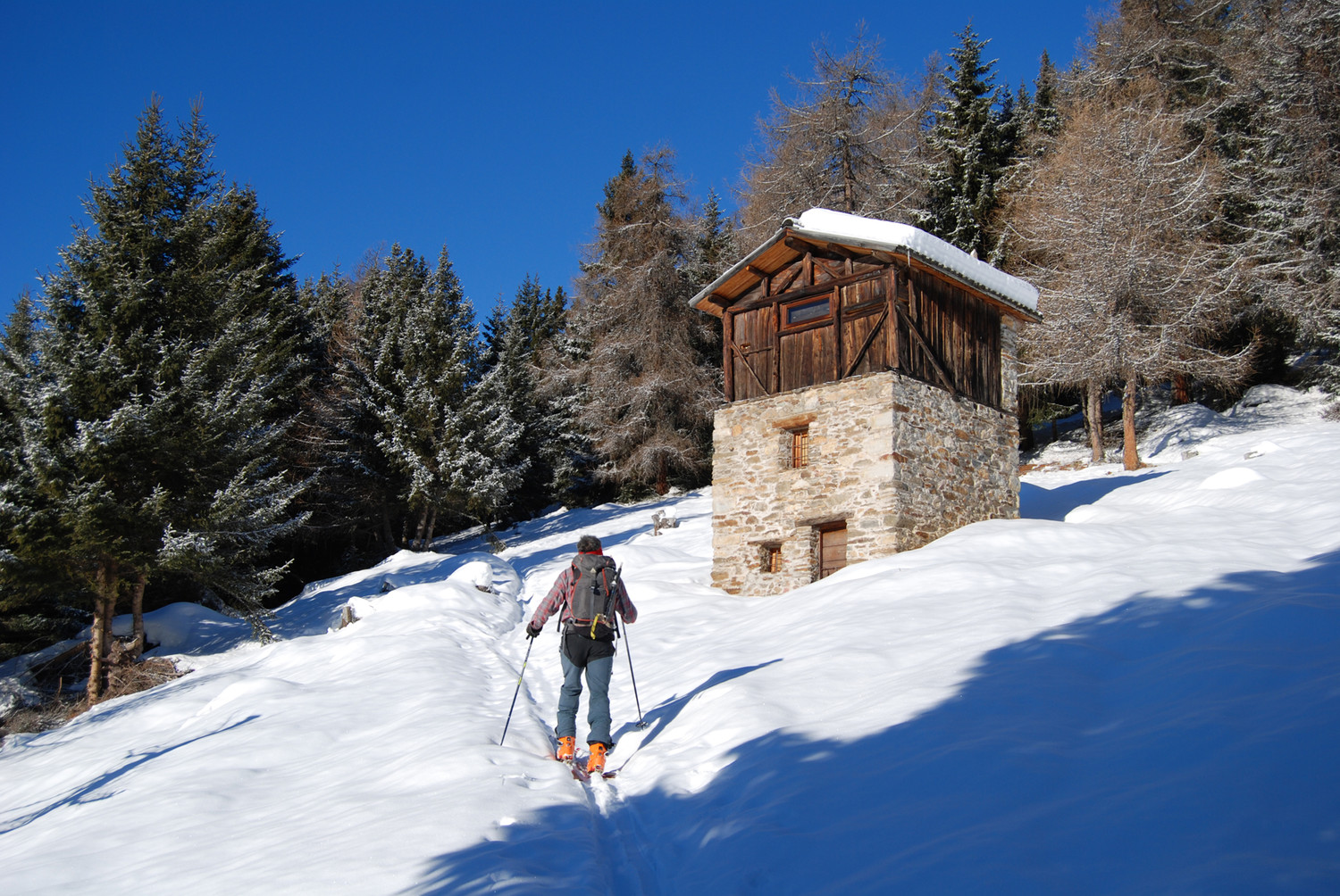 Durante la salita presso il Plazzo del Vecchio 1950 m circa.