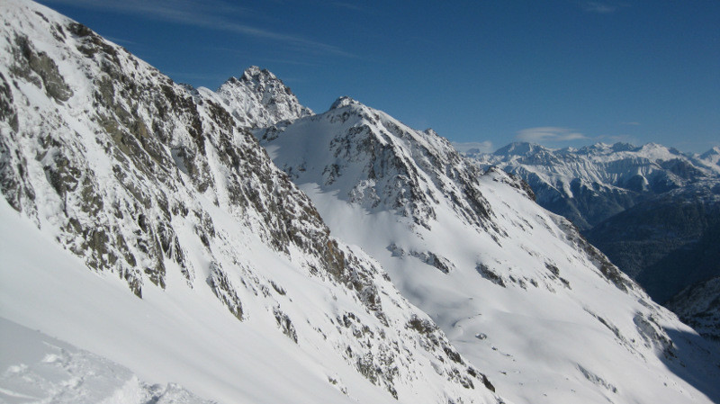 la Vanoise depuis le col du Merlet
