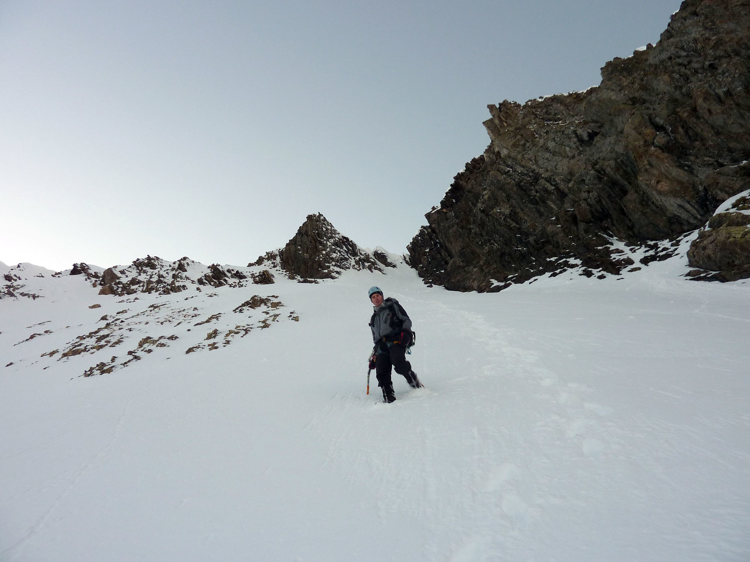 Redescente de la Brèche du Mounherran