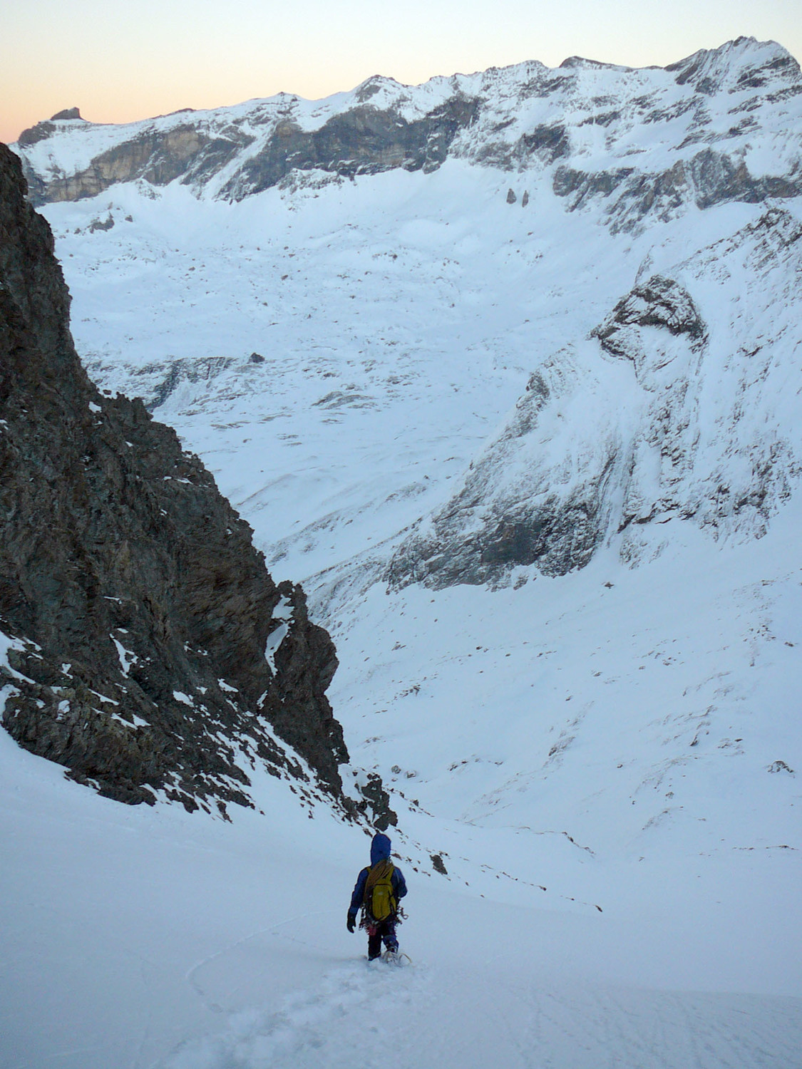 Redescente de la Brèche du Mounherran