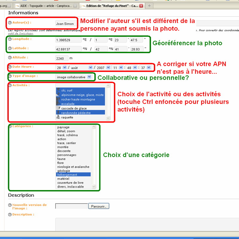 Modification d'une photo 1