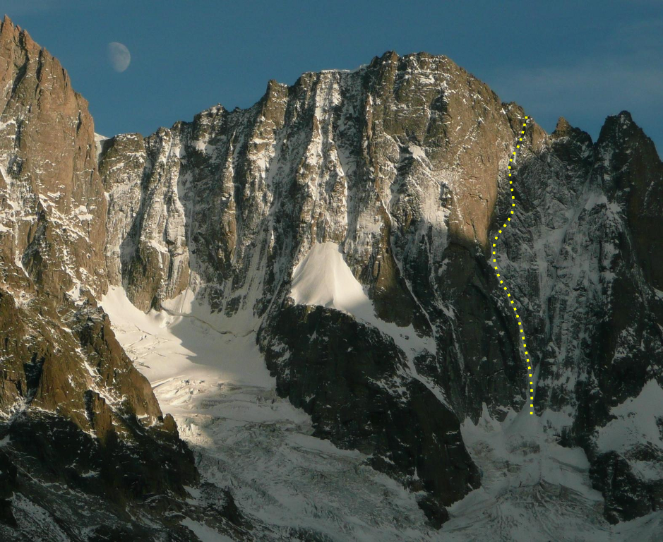 Petites Jorasses - L'œil au beurre noir