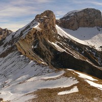 Les crêtes de la Tête de Plate Longue et du Rocher Rond