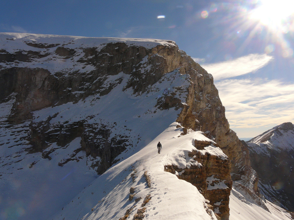 Dans la montée au Rocher Rond
