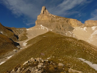  Rocher Rond depuis le vallon des Clausis
