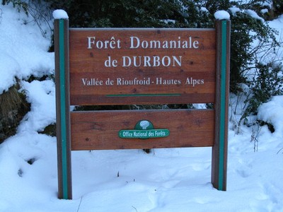 Accès au vallon de Rioufroid Accès au vallon de Rioufroid