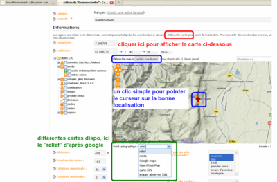 carto :corriger des coordonnées