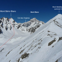 Mont Bério Blanc face SE